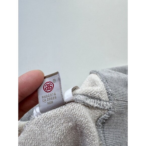 STUSSY Heather Grey Cotton Terry "Black Sheep" Relaxed Sweatshirt, Size M - Picture 14 of 15
